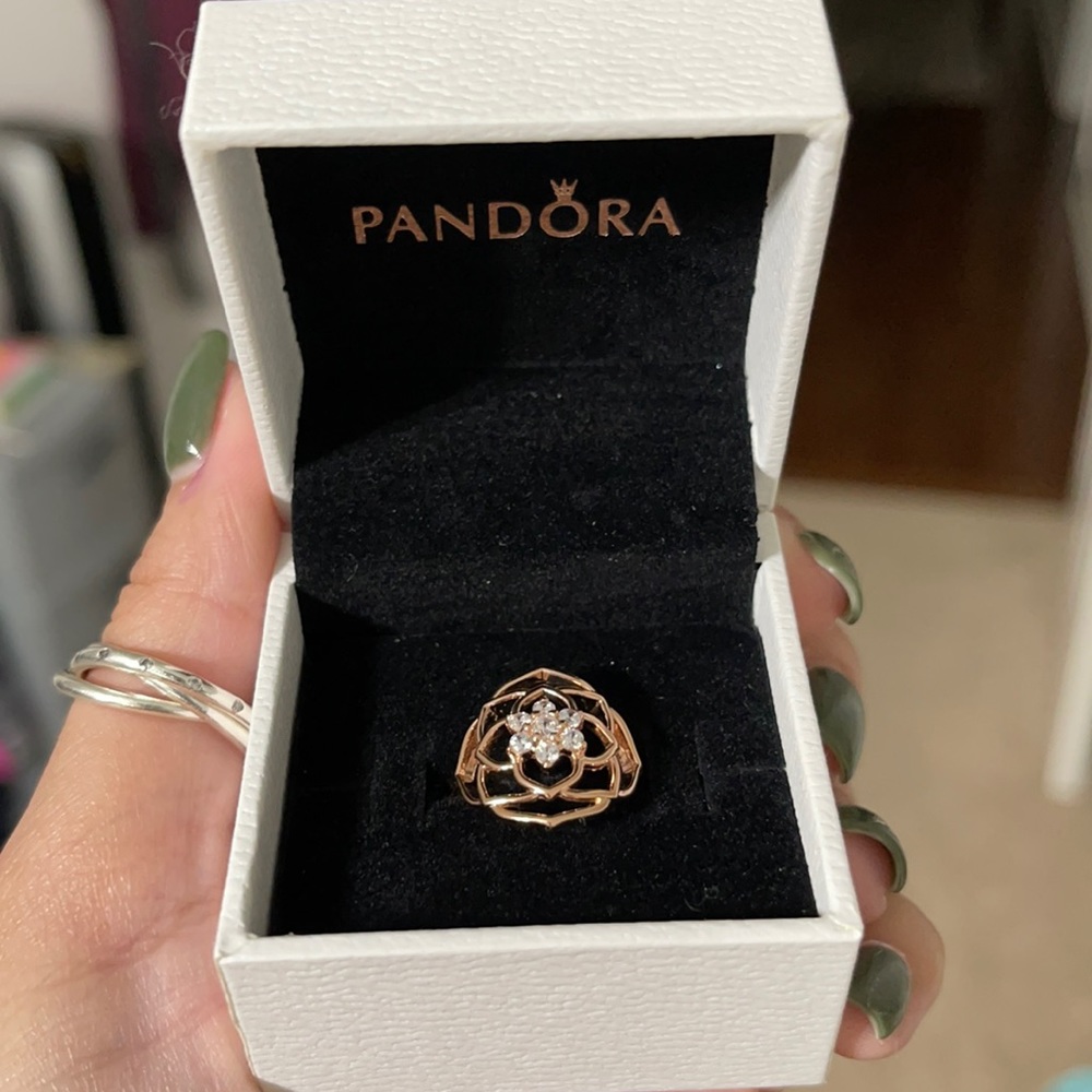 Pandora size 6 Rose Gold Ring